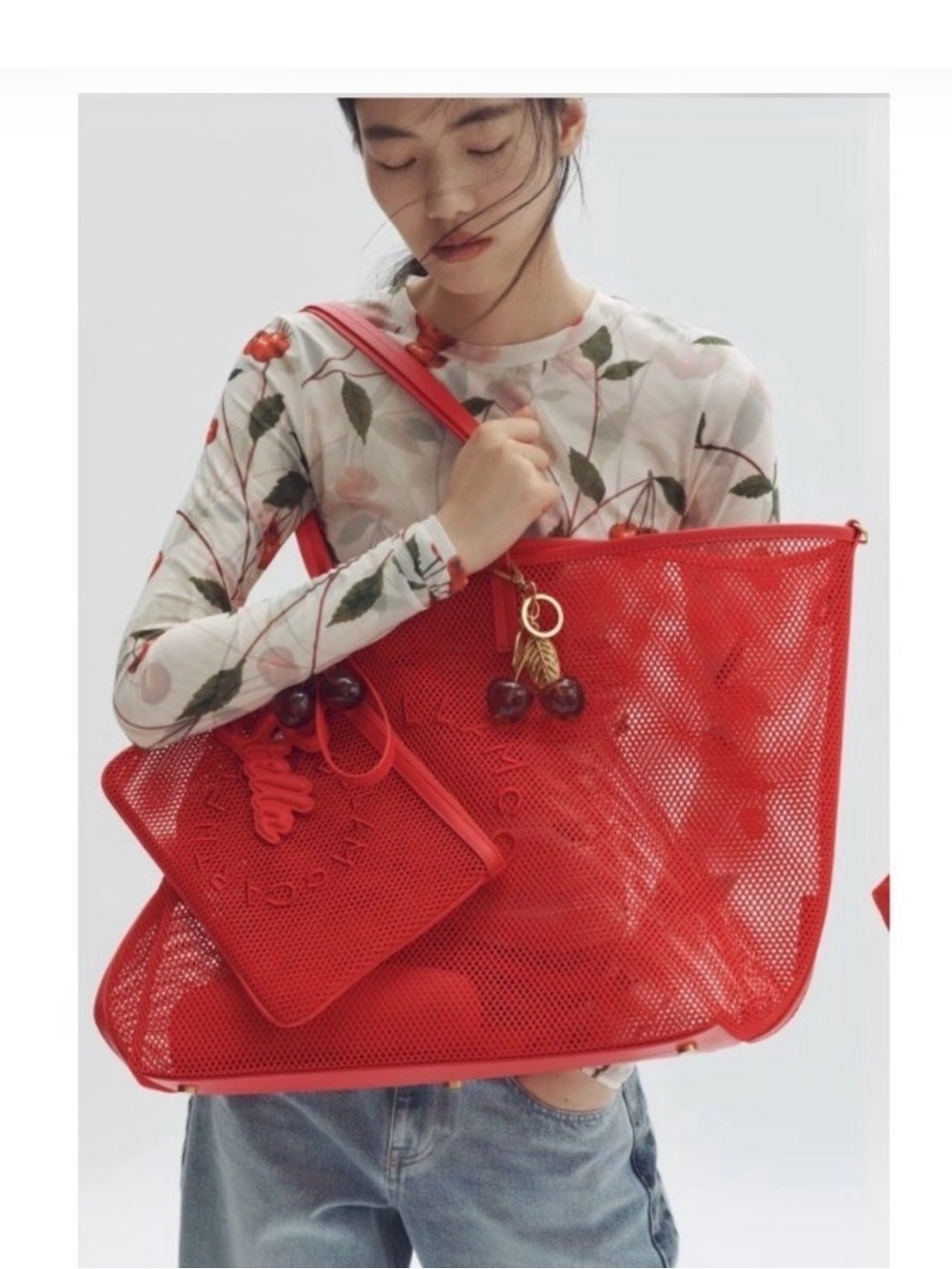 Stella McCartney x H&M Large Mesh Tote Bag.
